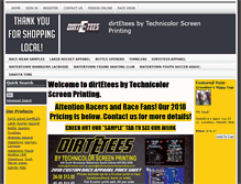Tablet Screenshot of dirtetees.com